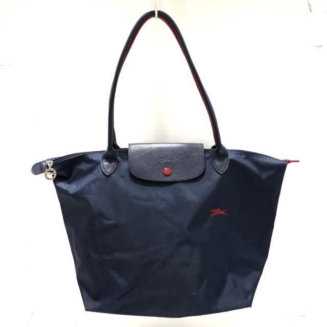 LONGCHAMP(ロンシャン)のロンシャン - ネイビー×レッド 折りたたみ レディースのバッグ(ショルダーバッグ)の商品写真