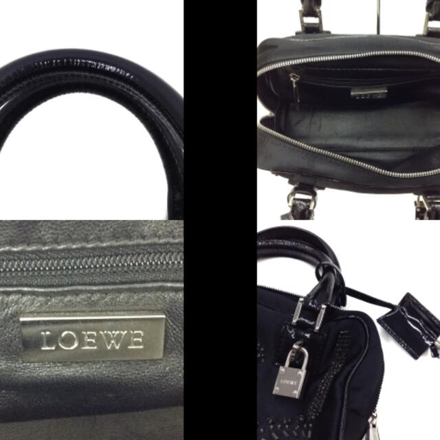 LOEWE(ロエベ)のLOEWE(ロエベ)美品  アメ 黒 レディースのバッグ(ハンドバッグ)の商品写真