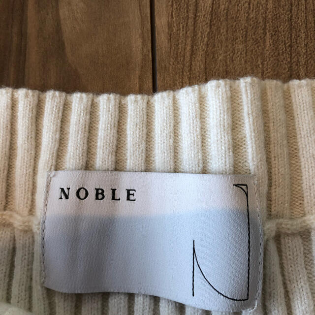 Noble(ノーブル)のスクエア リブニット レディースのトップス(ニット/セーター)の商品写真