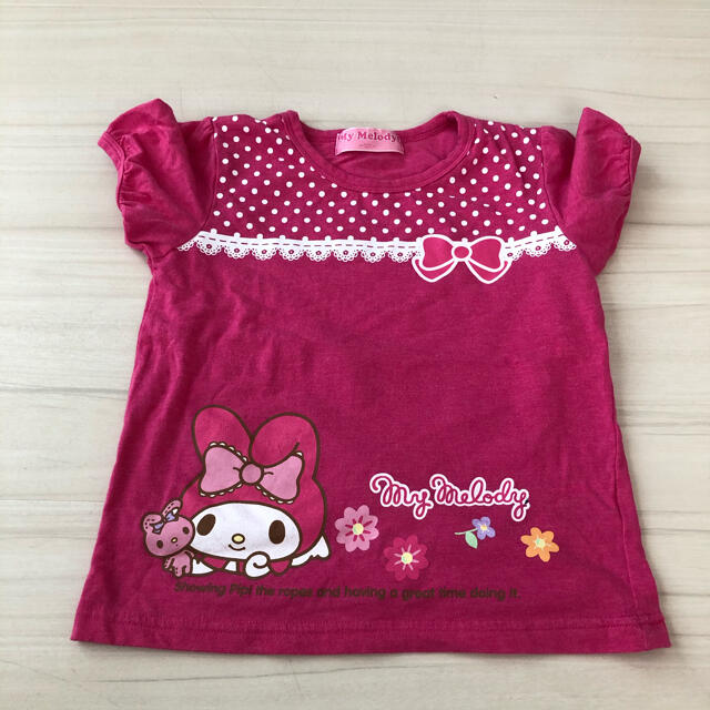 サンリオ(サンリオ)の半袖 キッズ/ベビー/マタニティのキッズ服女の子用(90cm~)(Tシャツ/カットソー)の商品写真