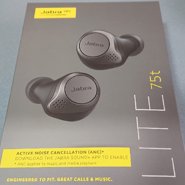 Jabra ELITE 75t チタニウムブラック 【※左側紛失品】 スマホ/家電/カメラのオーディオ機器(ヘッドフォン/イヤフォン)の商品写真