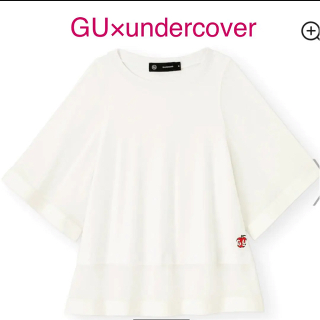 GU(ジーユー)のGU アンダーカバー　シアーコンビネーション　白　M レディースのトップス(Tシャツ(半袖/袖なし))の商品写真