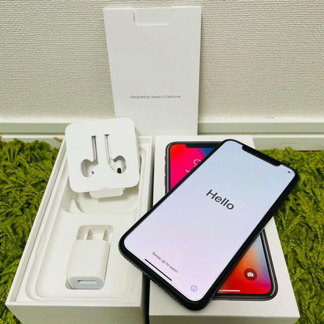 iPhoneX64GBシルバー極美品！！SIMフリー♪♪