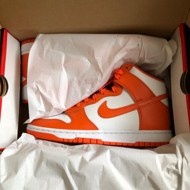 NIKE(ナイキ)の専用　NIKE DUNK HI RETRO ORANGE BLAZE メンズの靴/シューズ(スニーカー)の商品写真