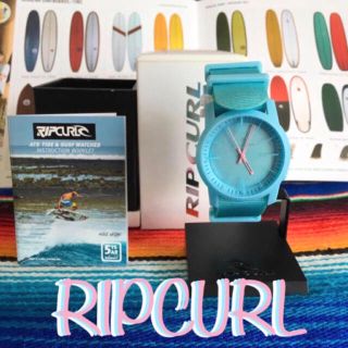 クイックシルバー(QUIKSILVER)のRIPCURLリップカールUS限定デザインダイバーウォッチ腕時計ベルト付(サーフィン)