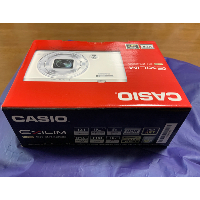 CASIO(カシオ)のCASIO 高級コンパクトデジタルカメラEX-ZR4000ブラック スマホ/家電/カメラのカメラ(コンパクトデジタルカメラ)の商品写真