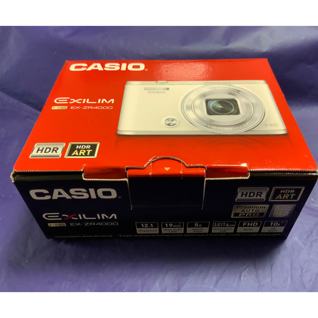 CASIO(カシオ)のCASIO 高級コンパクトデジタルカメラEX-ZR4000ブラック スマホ/家電/カメラのカメラ(コンパクトデジタルカメラ)の商品写真