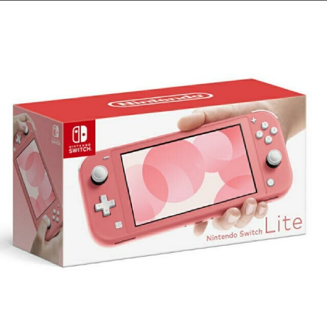 【新品・保証付】任天堂スイッチライト　本体　コーラルピンク