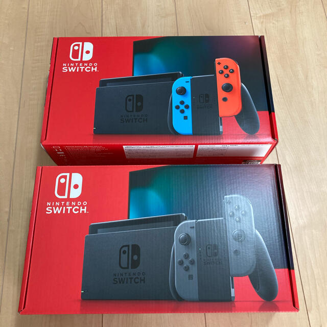 ニンテンドースイッチ switch ネオン グレーセット-