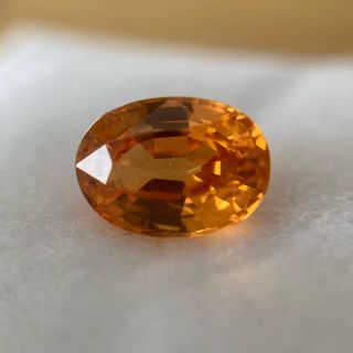 ⭐️すっきりオレンジ色⭐️スペサルティンガーネット　1.2ct(その他)