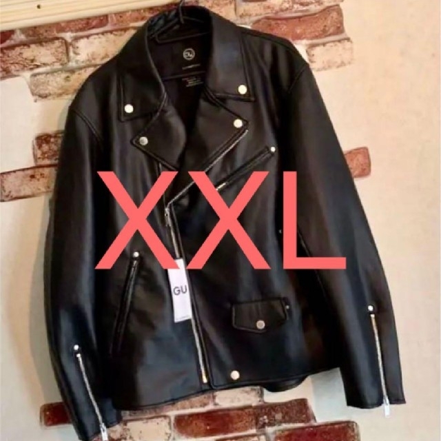 UNDERCOVER(アンダーカバー)の希少！ジーユー×アンダーカバー ライダースジャケット　新品　XXL メンズのジャケット/アウター(ライダースジャケット)の商品写真