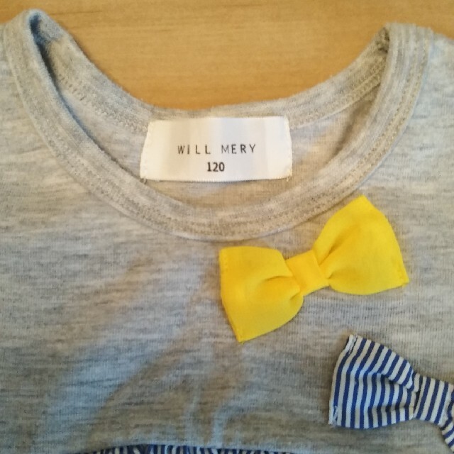 WILL MERY(ウィルメリー)のTシャツ　120 キッズ/ベビー/マタニティのキッズ服女の子用(90cm~)(Tシャツ/カットソー)の商品写真