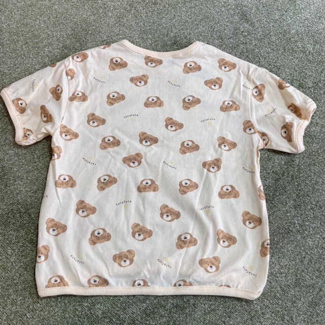 futafuta(フタフタ)のフタフタ　くま　Tシャツ　120 キッズ/ベビー/マタニティのキッズ服女の子用(90cm~)(Tシャツ/カットソー)の商品写真