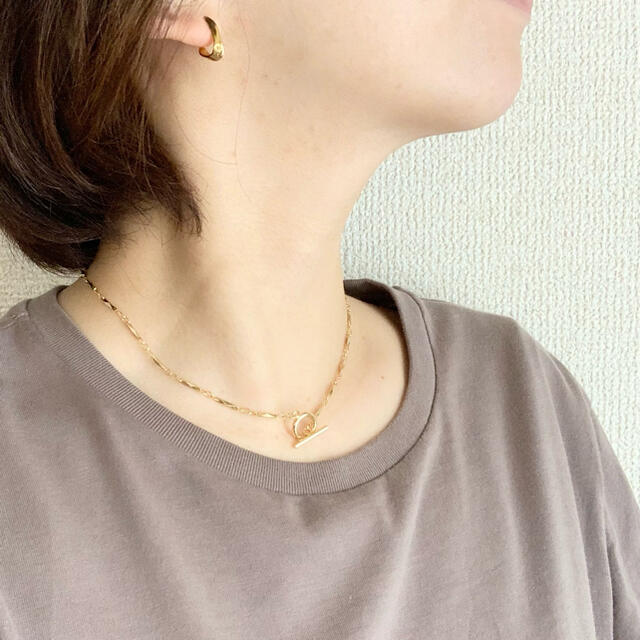 twist goldchain necklace レディースのアクセサリー(ネックレス)の商品写真