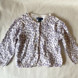 ベビーギャップ(babyGAP)のbabygap 　90cm 長袖　カーディガン　アニマル柄　ヒョウ柄　レオパード(カーディガン)