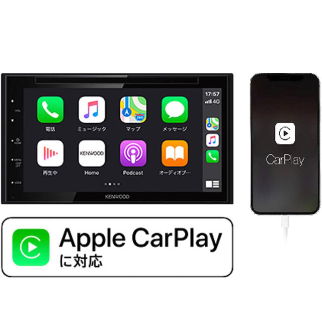 KENWOOD(ケンウッド)のKENWOOD （ケンウッド）DDX5020S Apple CarPlay 自動車/バイクの自動車(カーオーディオ)の商品写真