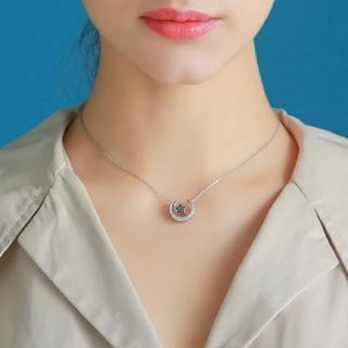 スタージュエリー(STAR JEWELRY)のジルコニア ムーン スター 月と星 12way ネックレス(ネックレス)