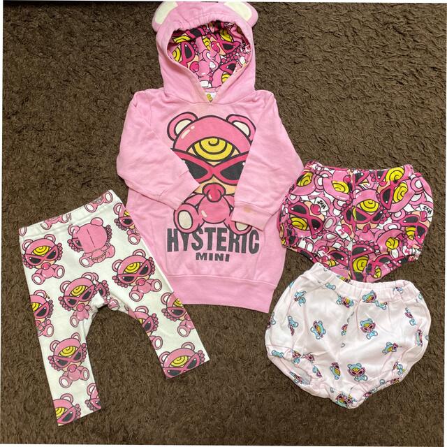 HYSTERIC MINI(ヒステリックミニ)のヒスミニset キッズ/ベビー/マタニティのキッズ服女の子用(90cm~)(その他)の商品写真