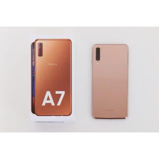 ギャラクシー(Galaxy)のGalaxy A7 ゴールド 64GB SIMフリー(スマートフォン本体)