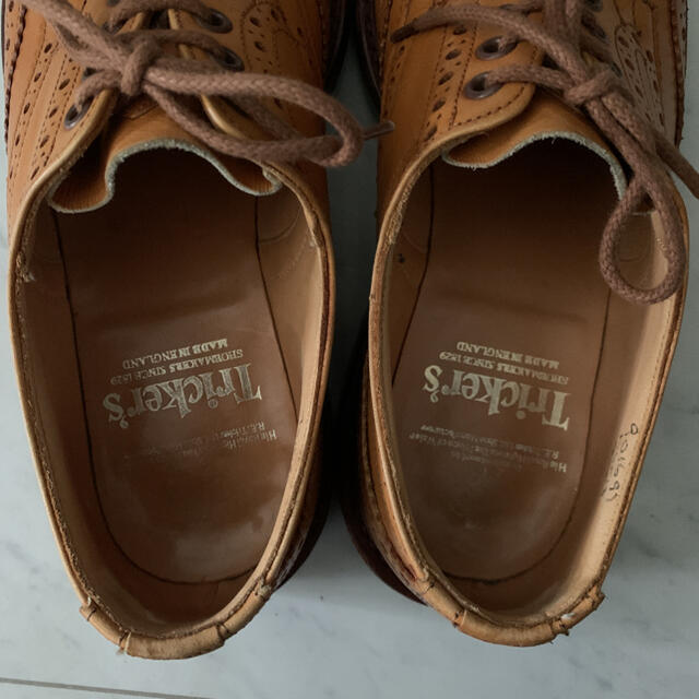 trickers】試着のみ トリッカーズ バートン uk8 エイコン-