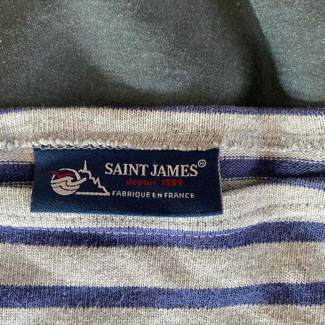 SAINT JAMES(セントジェームス)のセントジェームス　紺×グレー　T5 メンズのトップス(Tシャツ/カットソー(七分/長袖))の商品写真