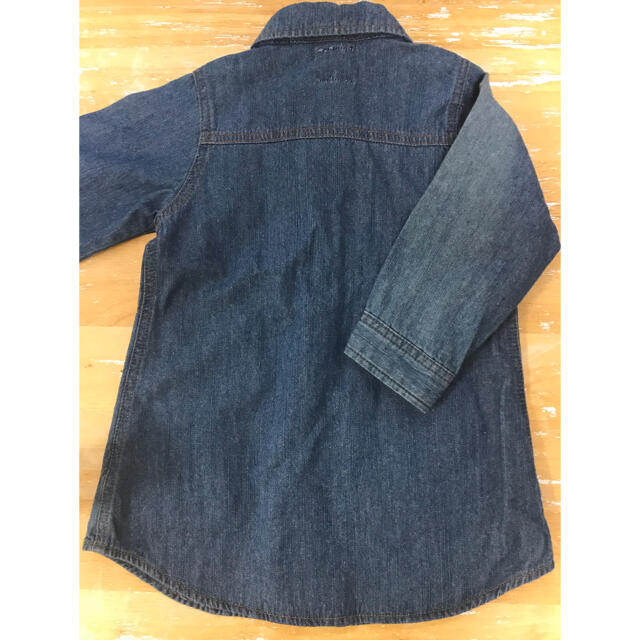 Lee(リー)の【新品】デニムシャツワンピース　95㎝ キッズ/ベビー/マタニティのキッズ服女の子用(90cm~)(ワンピース)の商品写真