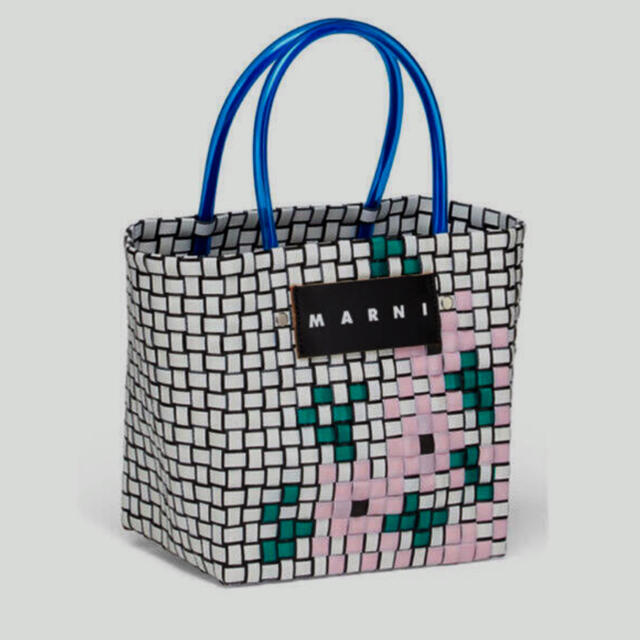 MARNI マルニ フラワー バスケット ミニ ホワイト - かごバッグ ...