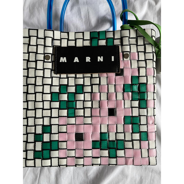 MARNI マルニ フラワー バスケット ミニ　ホワイト 2