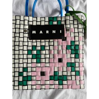 MARNI マルニ フラワー バスケット ミニ　ホワイト