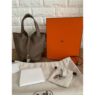 エルメス(Hermes)の⭐︎超美品⭐︎HERMESエルメス ピコタンロックPM エトゥープ エトープ (ハンドバッグ)