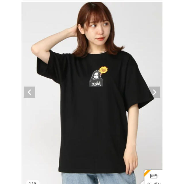 X-girl(エックスガール)のまなみんさま専用　x-girl Tシャツ レディースのトップス(Tシャツ(半袖/袖なし))の商品写真