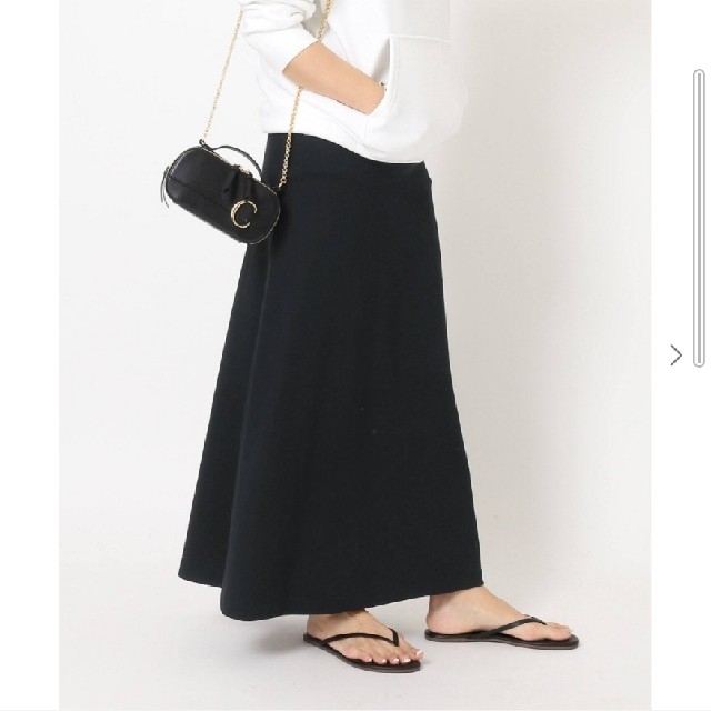 Deuxieme Classe Jersey フレアスカート ブラック から厳選した www