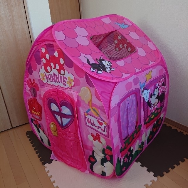 トイザらス - ミニーマウス ボール付き ハウス 折り畳みの通販 トイザらス - ミニーマウス ボール付き ハウス 折り畳みの通販