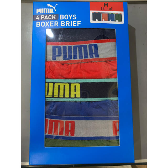 PUMA(プーマ)の★値下げ★ PUMA BOYS BOXER BRIEF 4枚セット キッズ/ベビー/マタニティのキッズ服男の子用(90cm~)(下着)の商品写真