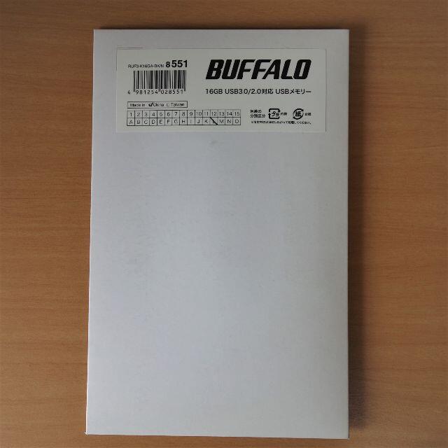 Buffalo(バッファロー)の【新品】BUFFALO USB3.0対応 USBメモリ 16GB スマホ/家電/カメラのPC/タブレット(PC周辺機器)の商品写真