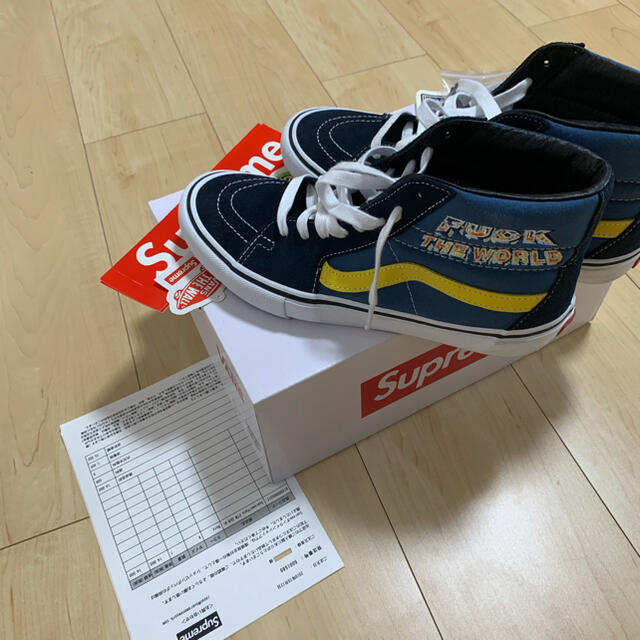 NavySIZESupreme®/Vans® FTW Sk8-Hi ネイビー　美品　バンズ