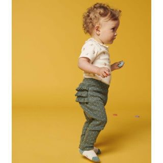 プチバトー(PETIT BATEAU)のまみ様専用　36m フリルカルソン 　プリント_カルソン(パンツ/スパッツ)