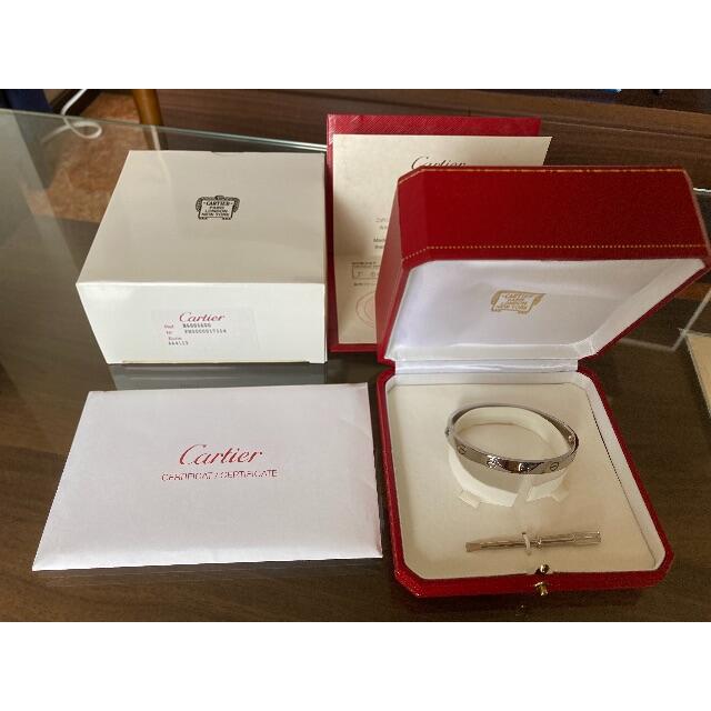 Cartier(カルティエ)のL様❤️専用Cartierラブブレス新品おまけ付き レディースのアクセサリー(ブレスレット/バングル)の商品写真