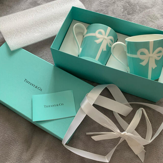 ティファニー(Tiffany & Co.)のTiffany マグカップ リボン(グラス/カップ)