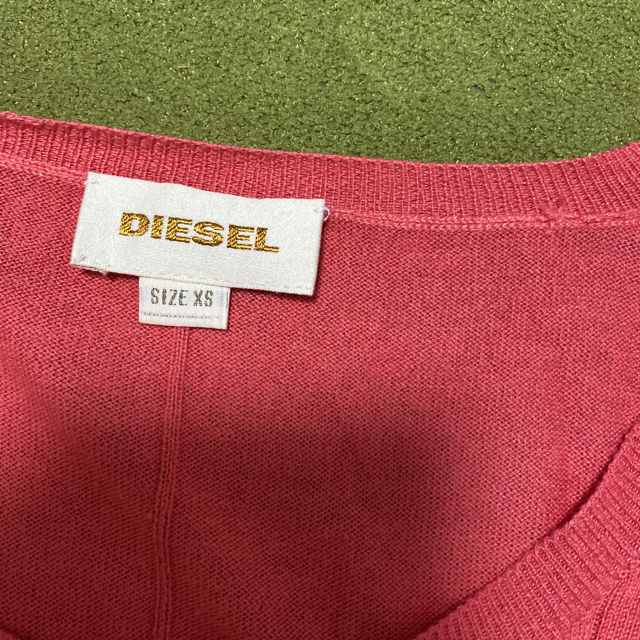 DIESEL(ディーゼル)のmini様専用！ディーゼル☆春に可愛いピンク色カーディガン レディースのトップス(カーディガン)の商品写真