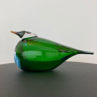 イッタラ(iittala)の【くるくるさま専用】VIOLET GREEN SWALLOW イッタラ　バード(ガラス)