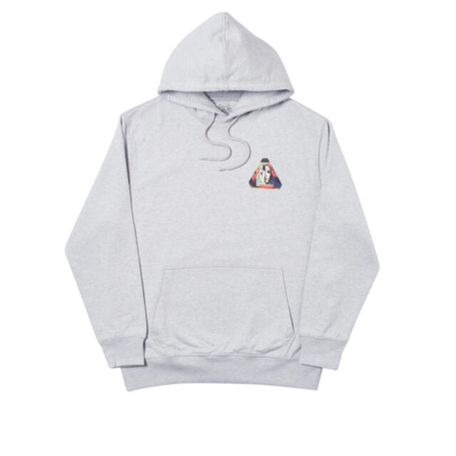 palace hoodie grey