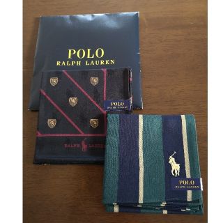 ポロラルフローレン(POLO RALPH LAUREN)のポロ ラルフローレン　ハンカチ×２枚(ハンカチ/ポケットチーフ)