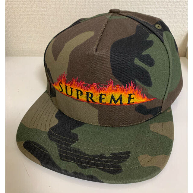 supreme 迷彩キャップ