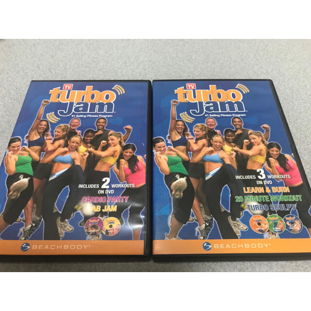 ターボジャム(turbo jam) DVD２枚組 エクササイズDVD - ブルーレイ