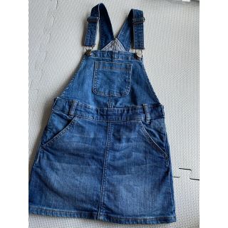 ギャップ(GAP)のGAP デニムサロペットスカート キッズ100-105cm(パンツ/スパッツ)