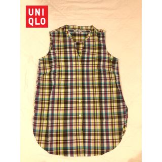 ユニクロ(UNIQLO)のノースリーブブラウス(シャツ/ブラウス(半袖/袖なし))