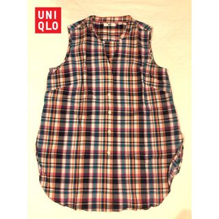 ユニクロ(UNIQLO)のノースリーブブラウス(シャツ/ブラウス(半袖/袖なし))