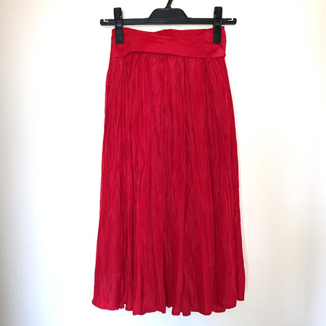 COCO DEAL(ココディール)のココディール　ロングスカート　レッド レディースのスカート(ロングスカート)の商品写真