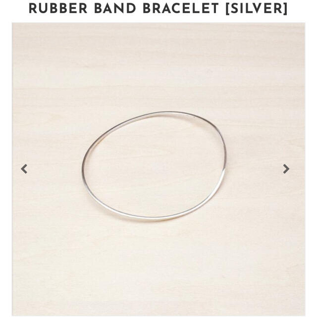 dan tomimatsu RUBBER BAND BRACELET